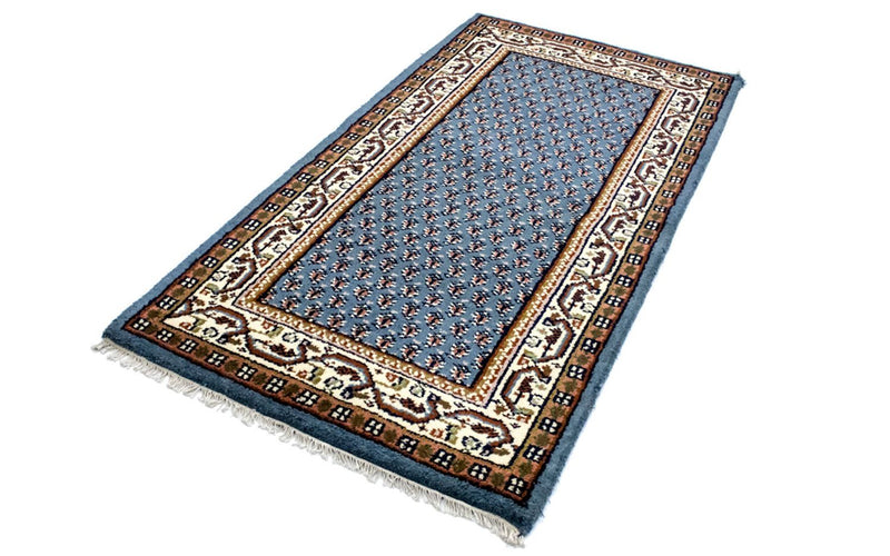 Tapis oriental - 160 x 90 cm - turquoise