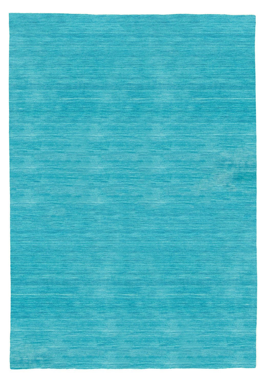 Tapis Gabbeh - Indus carré  - 250 x 250 cm - turquoise