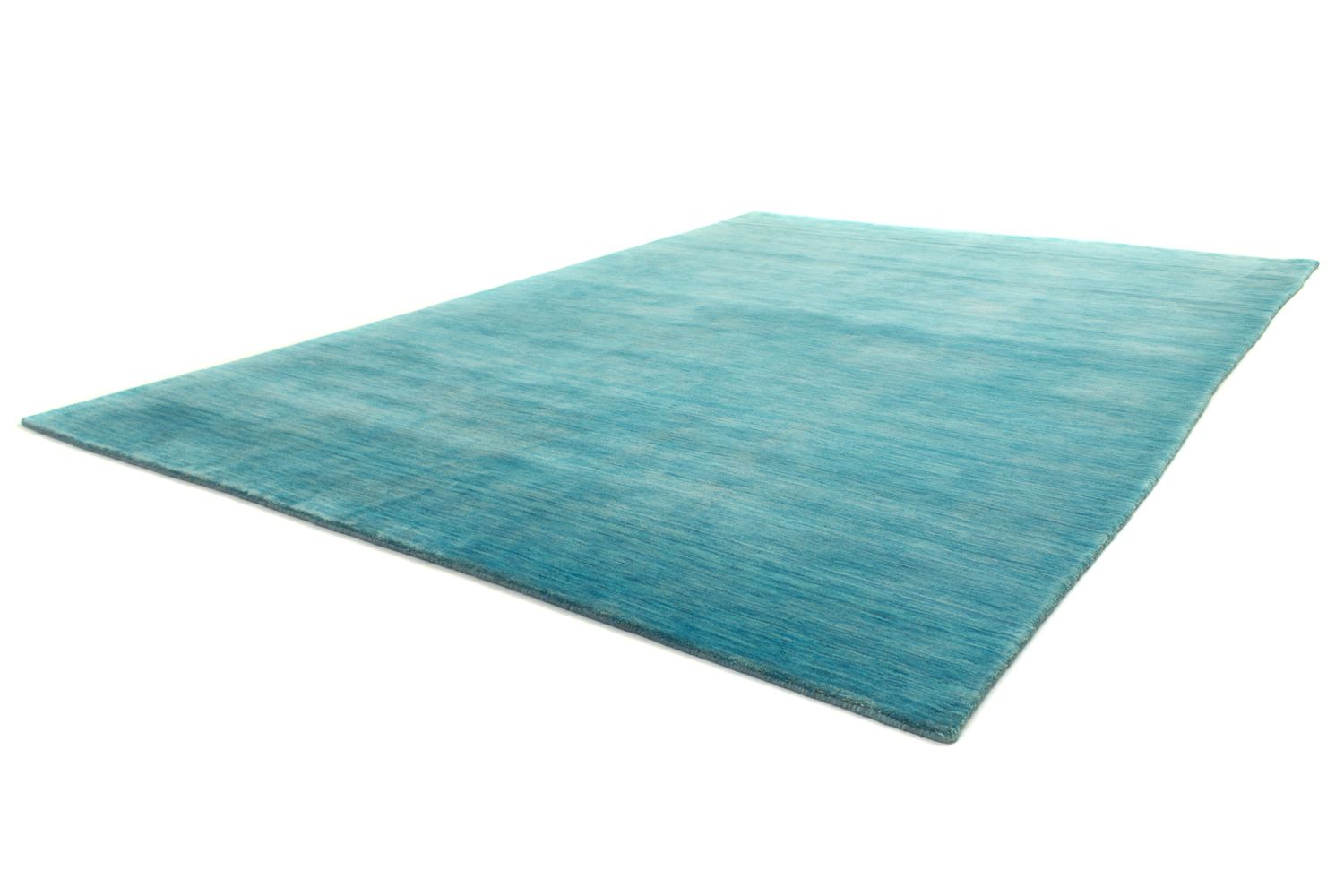 Tapis Gabbeh - Indus carré  - 250 x 250 cm - turquoise