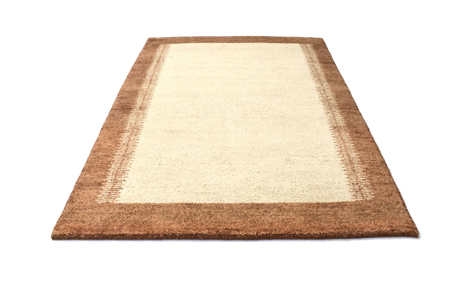 Tapis Gabbeh - Indus - 165 x 110 cm - beige