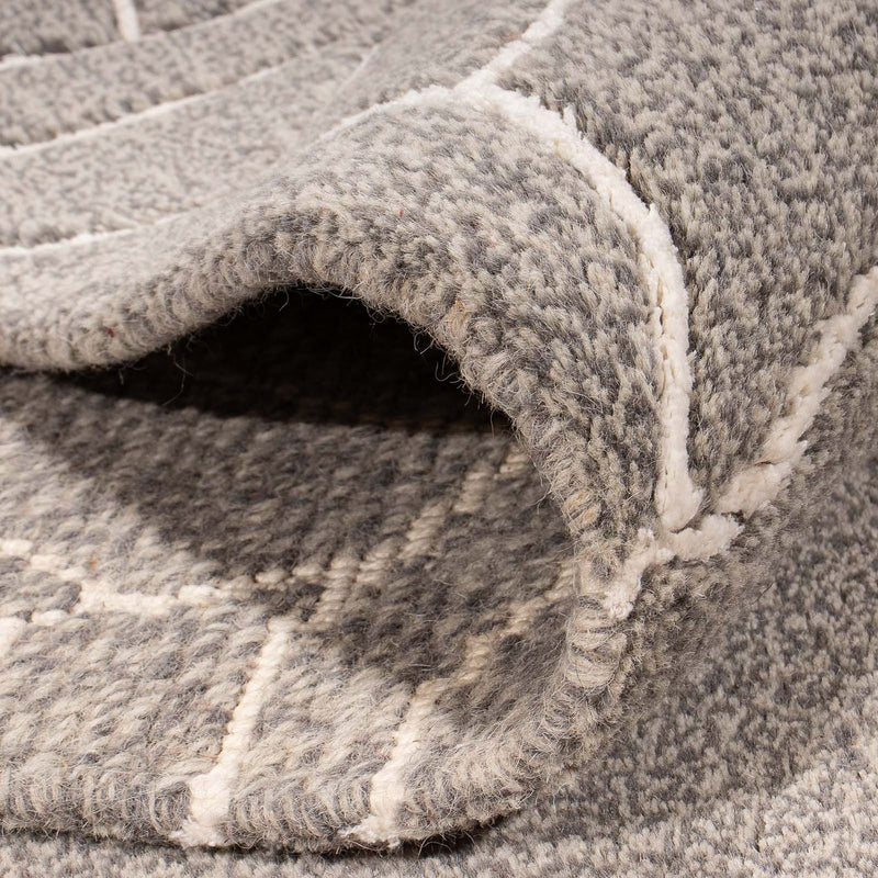 Tapis Népalais - 230 x 160 cm - gris