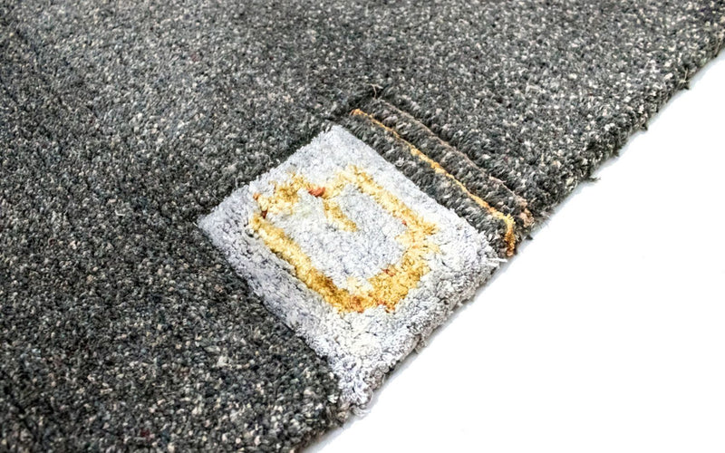 Tapis Népalais - 140 x 70 cm - argent