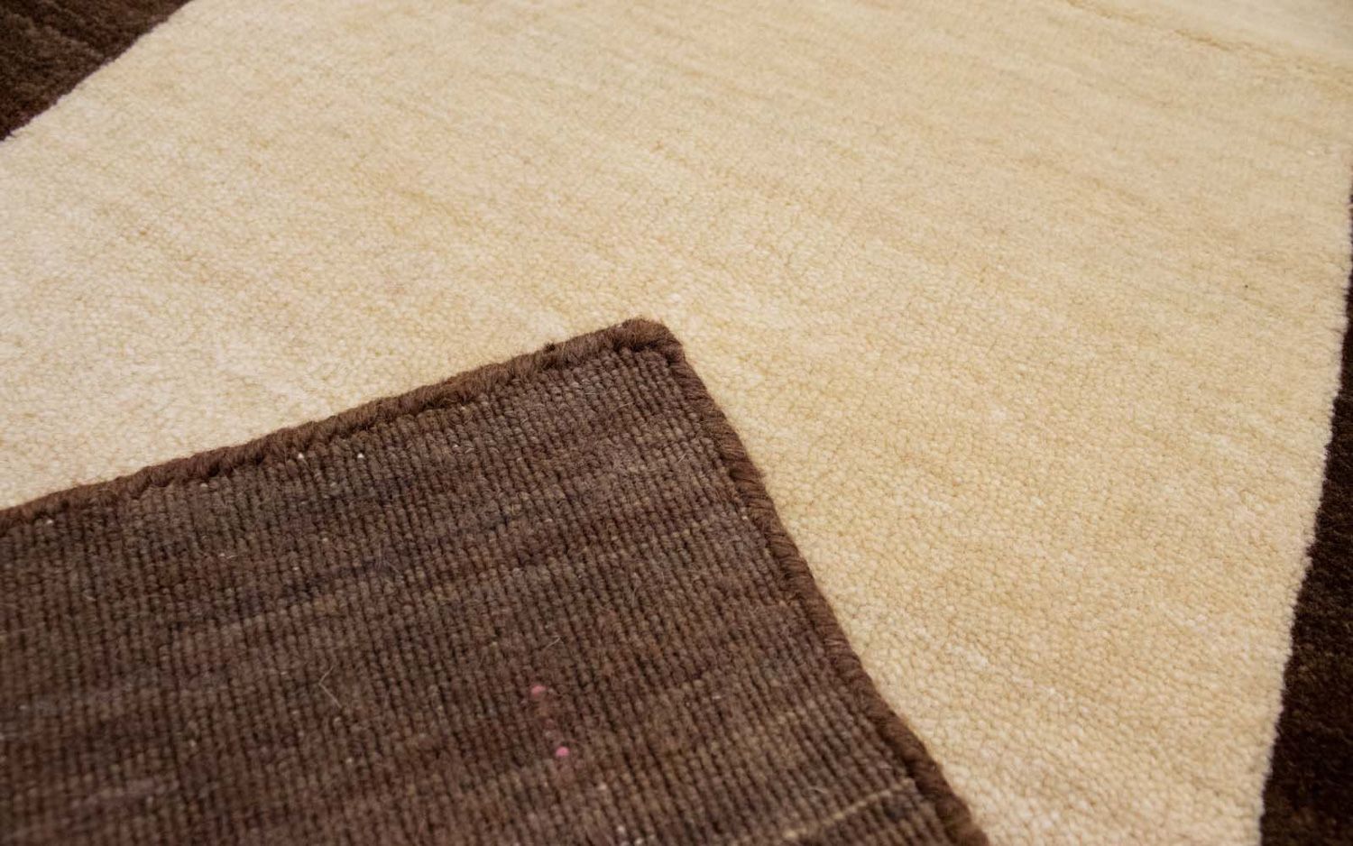 Tapis en laine - 110 x 60 cm - beige