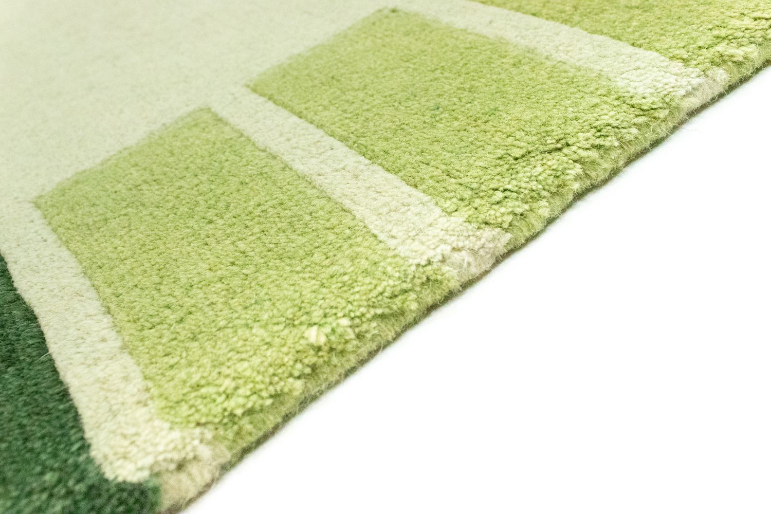 Tapis Népalais - 180 x 120 cm - vert clair