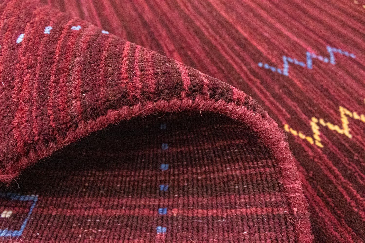 Tapis Gabbeh - Softy - 240 x 170 cm - rouge