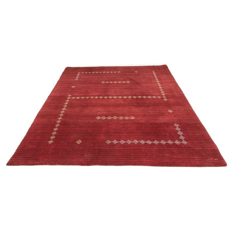 Tapis Gabbeh - Loribaft Softy - 240 x 170 cm - rouge foncé