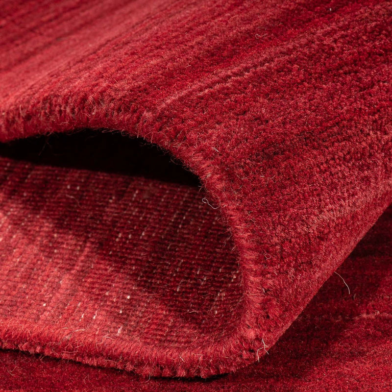 Tapis Gabbeh - Loribaft Softy - 240 x 170 cm - rouge foncé