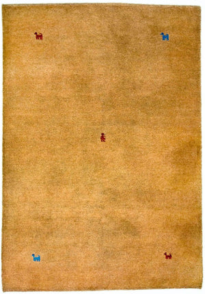 Gabbeh Teppich - Indus 200 x 140 cm - braun