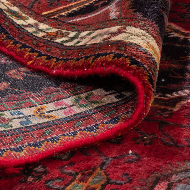 Tapis de couloir Tapis persan - Nomadic - 197 x 77 cm - rouge foncé