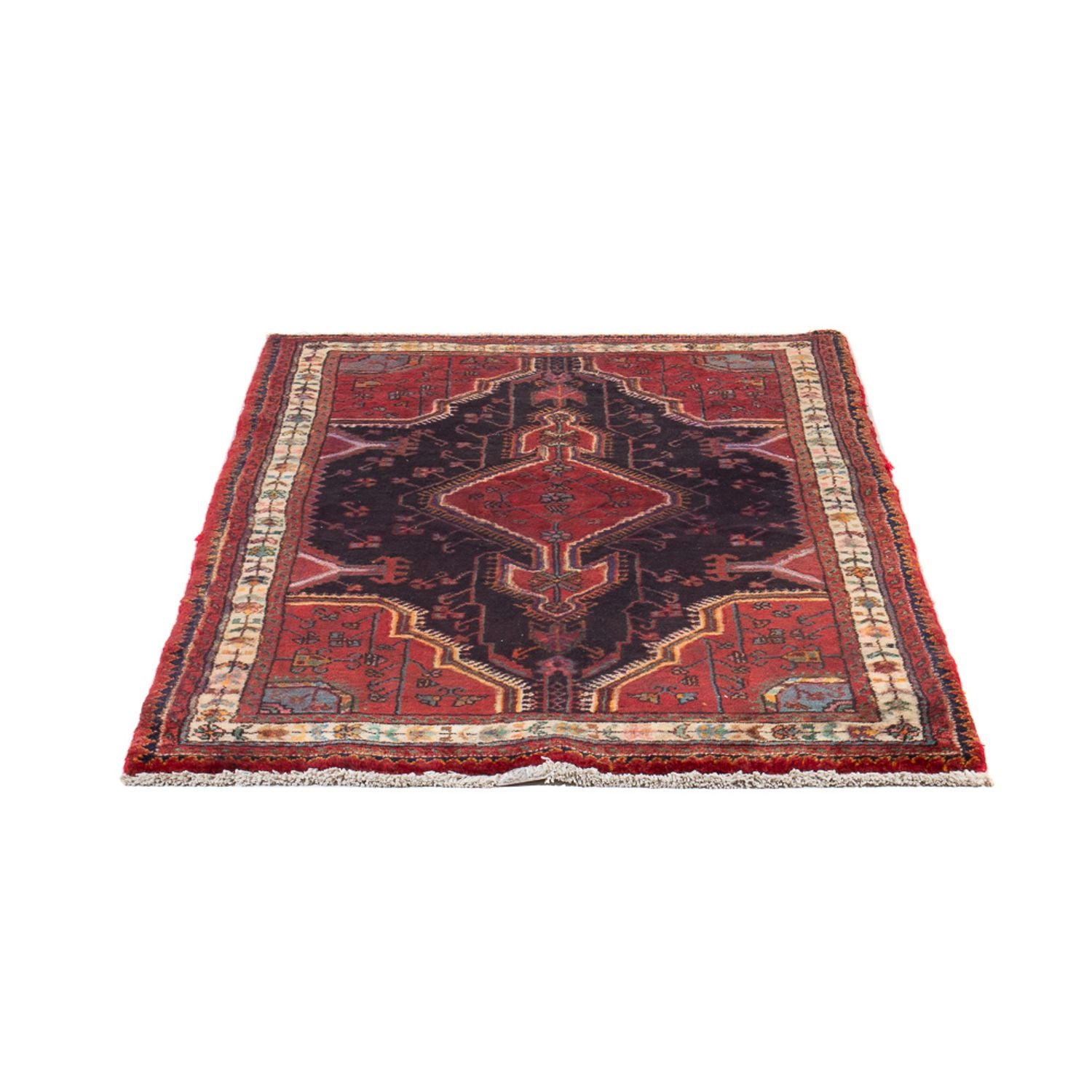 Tapis de couloir Tapis persan - Nomadic - 197 x 77 cm - rouge foncé