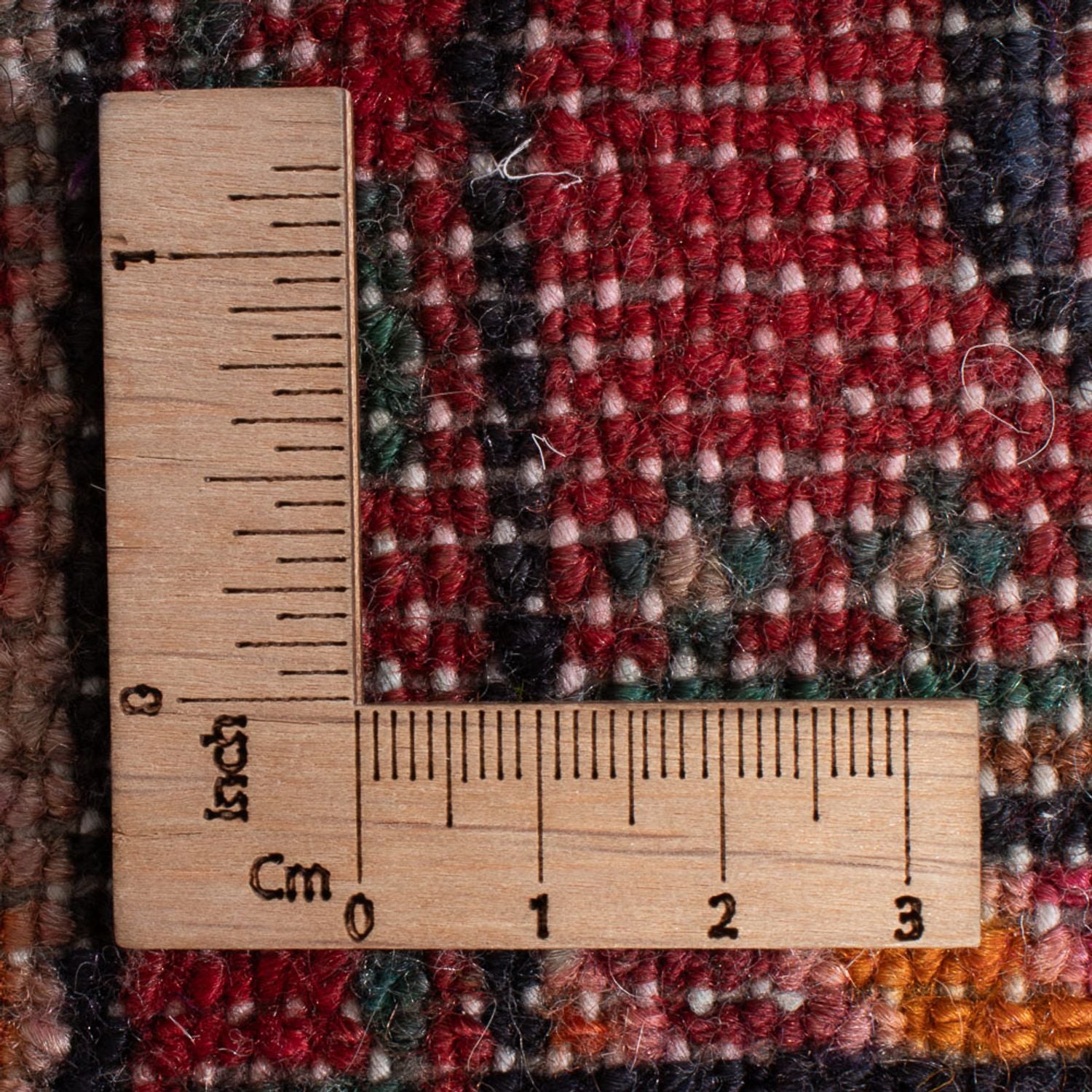 Tapis de couloir Tapis persan - Nomadic - 197 x 77 cm - rouge foncé