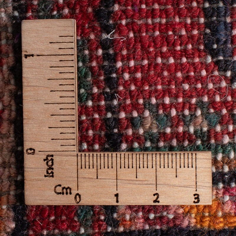Tapis de couloir Tapis persan - Nomadic - 197 x 77 cm - rouge foncé