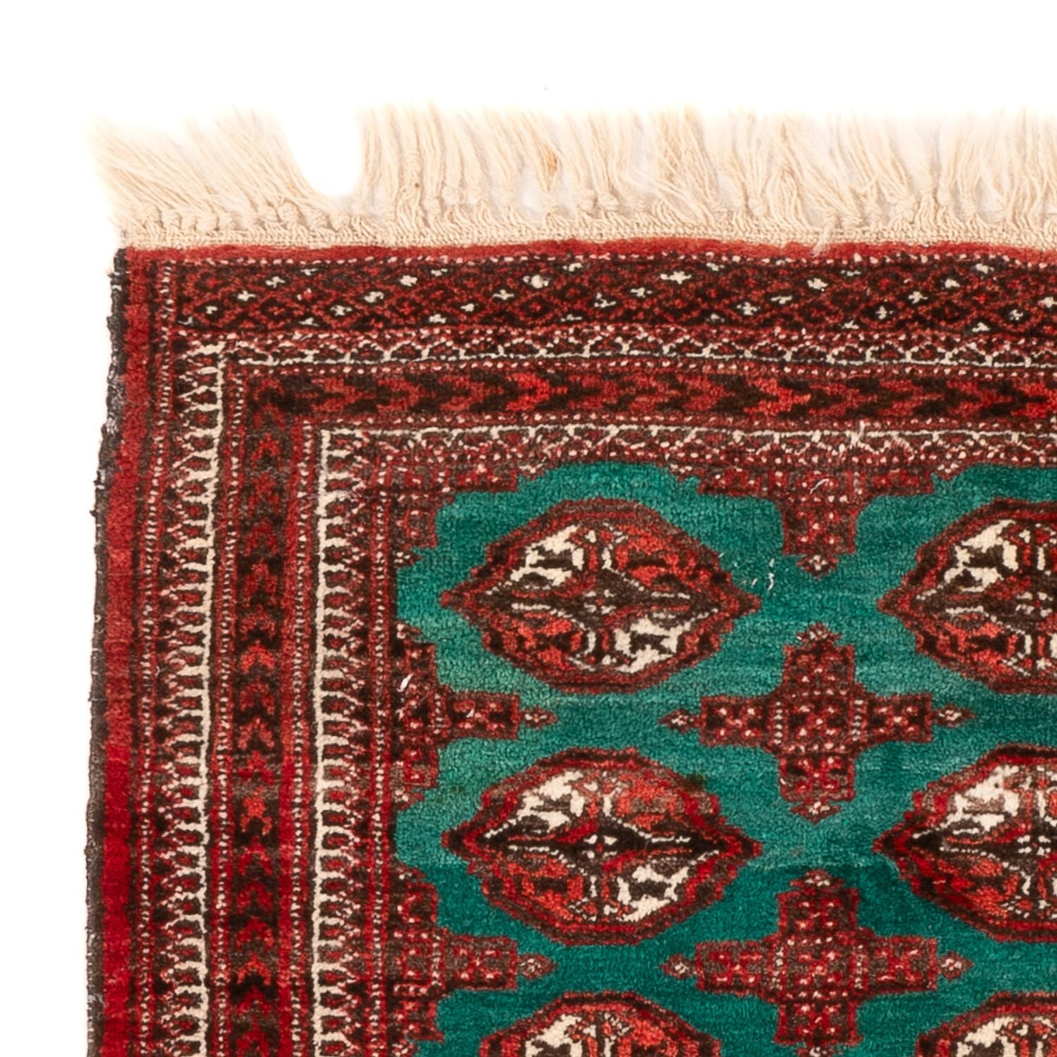 Tapis Turkaman - 117 x 95 cm - multicolore