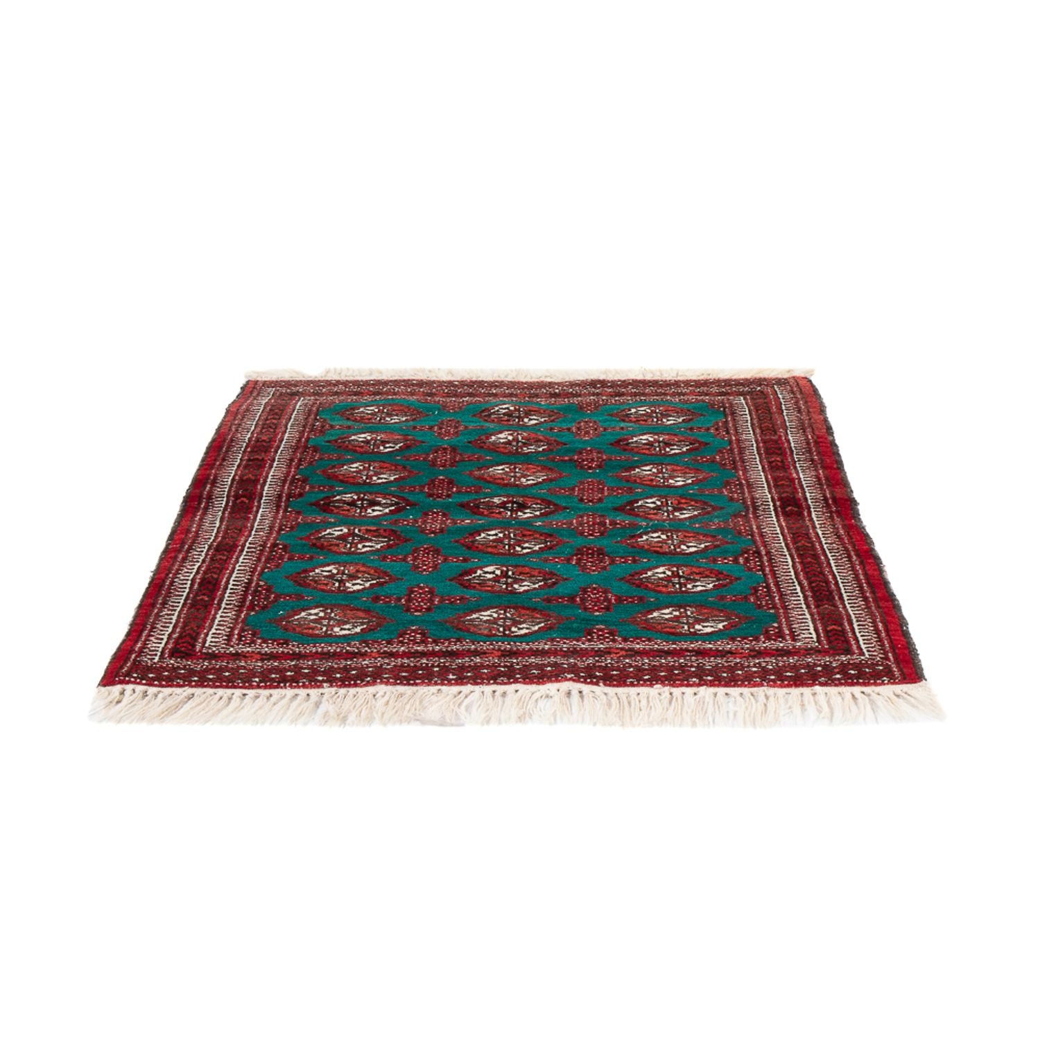 Tapis Turkaman - 117 x 95 cm - multicolore